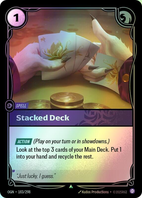 Stacked Deck (OGN) #183 [EN/F] s/o
