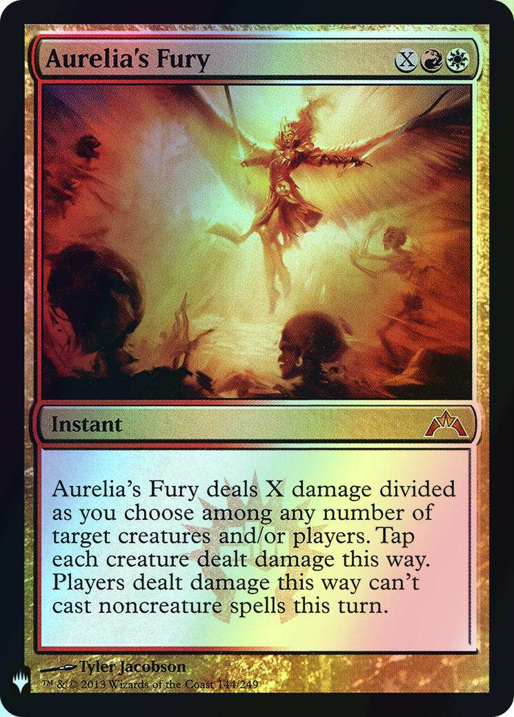 Aurelia's Fury (PLST) #GTC-144 [EN/F] s/o