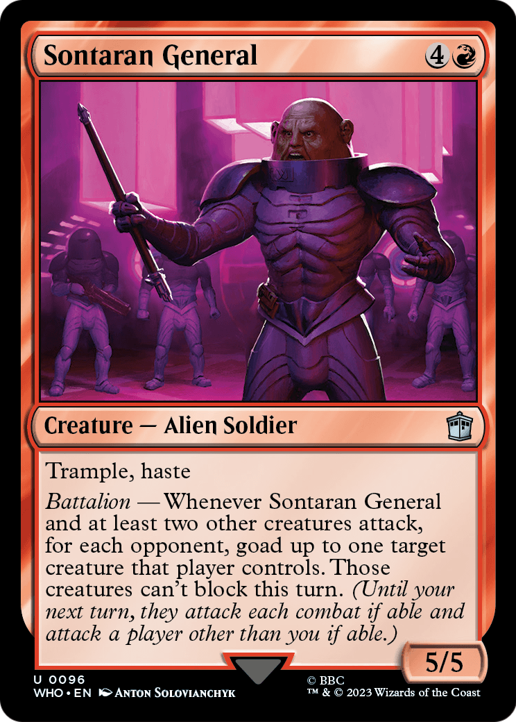 Sontaran General (WHO) #96 [EN/N]
