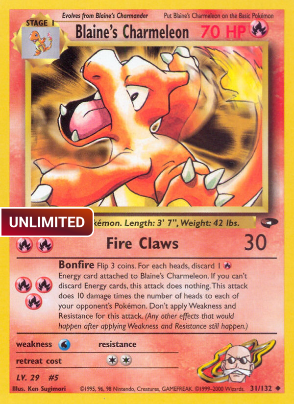 Blaine's Charmeleon (G2) #31 [EN/U]