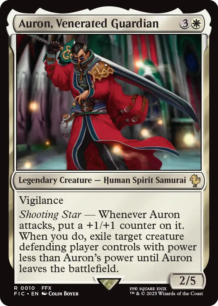 Auron, Venerated Guardian (FIC) #10 [EN/N]