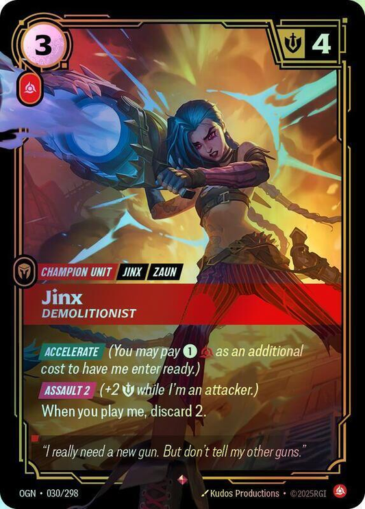 Jinx - Demolitionist (OGN) #030 [EN/F] s/o