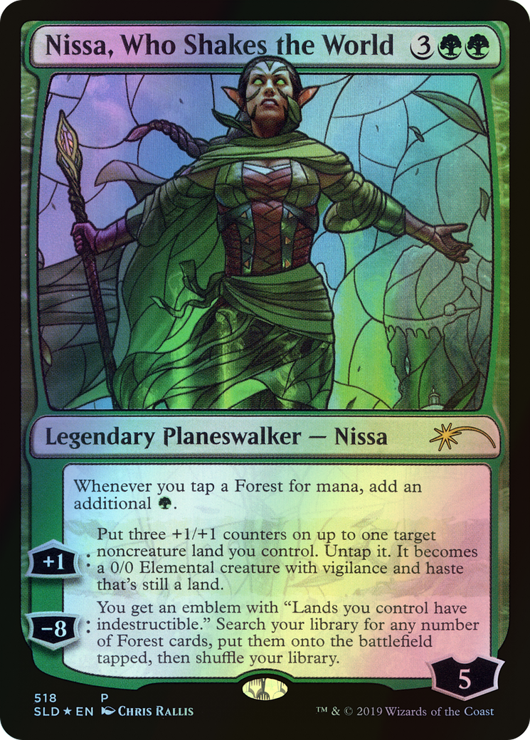 Nissa, Who Shakes the World (SLD) #518 [EN/F]