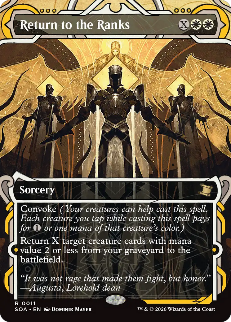 Return to the Ranks (SOA) #11 [EN/N]