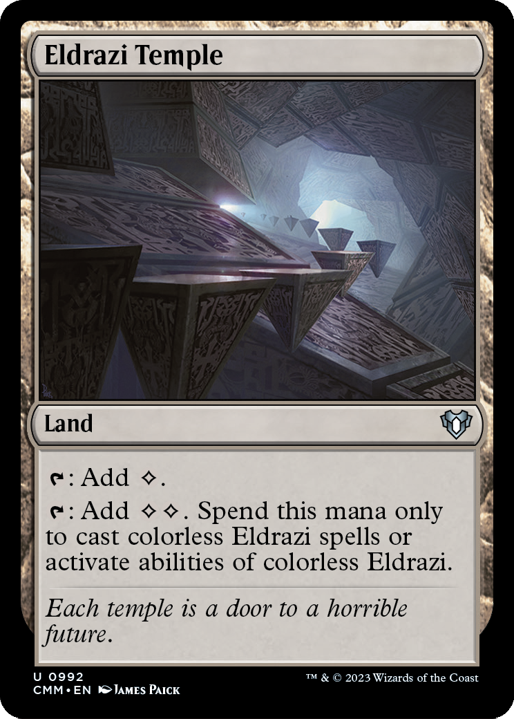 Eldrazi Temple (CMM) #992 [EN/N]