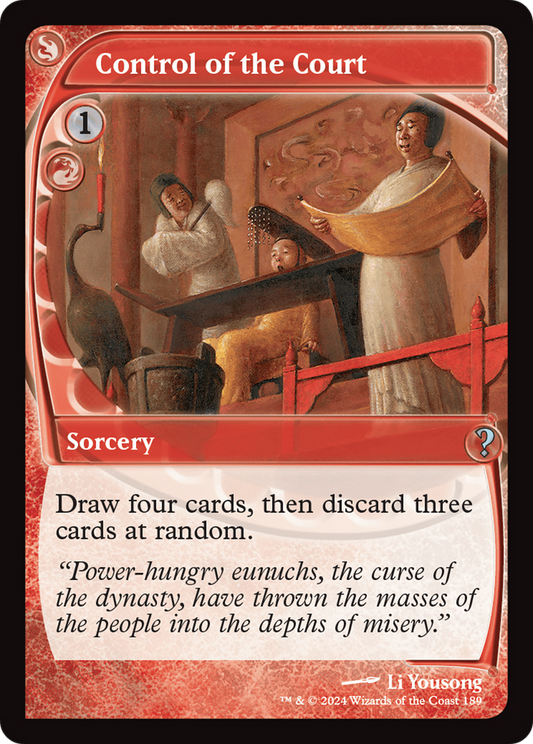 Control of the Court (MB2) #189 [EN/N] s/o
