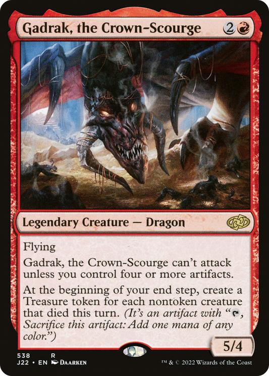 Gadrak, the Crown-Scourge (J22) #538 [EN/N] s/o
