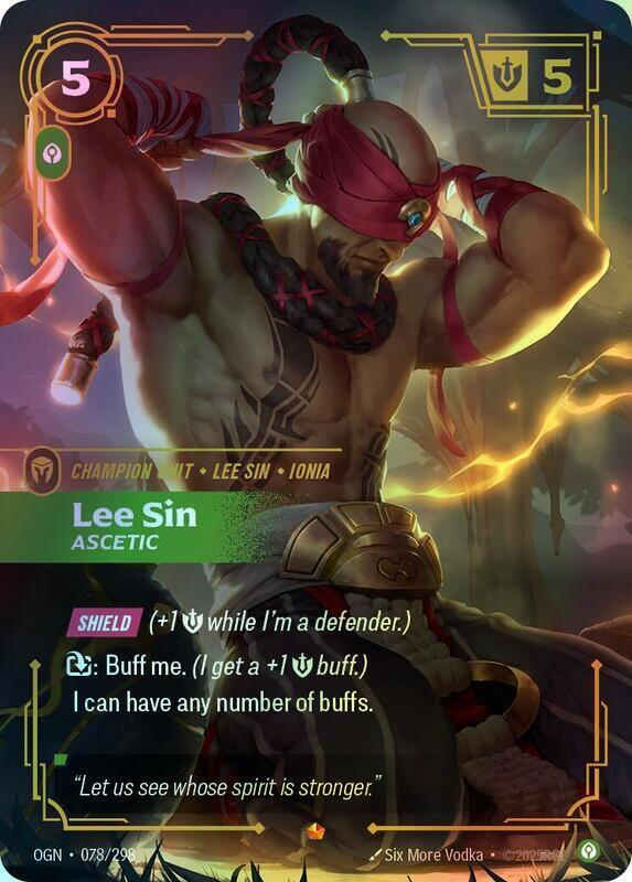 Lee Sin, Ascetic (OGN) #078 [EN/F]