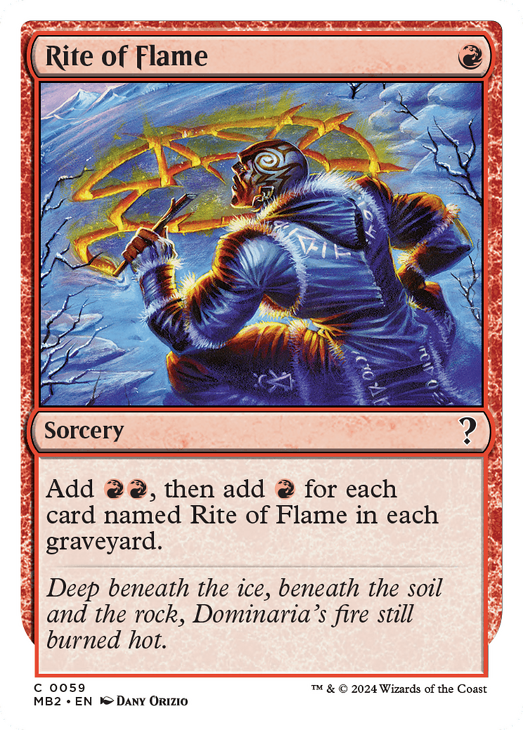 Rite of Flame (MB2) #59 [EN/N] s/o