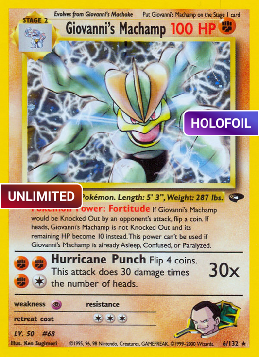 Giovanni's Machamp (G2) #006 [EN/UH]