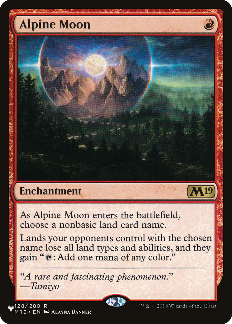 Alpine Moon (PLST) #M19-128 [EN/N]