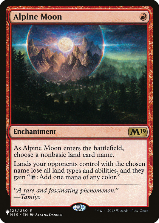 Alpine Moon (PLST) #M19-128 [EN/N]