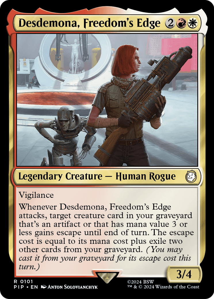 Desdemona, Freedom's Edge (PIP) #101 [EN/N]
