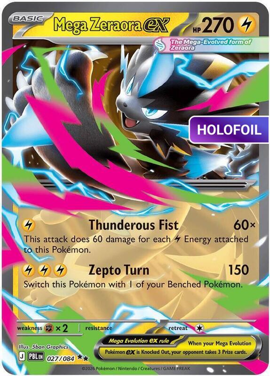 Mega Zeraora ex - 027/084 (ME05) #027 [EN/H]
