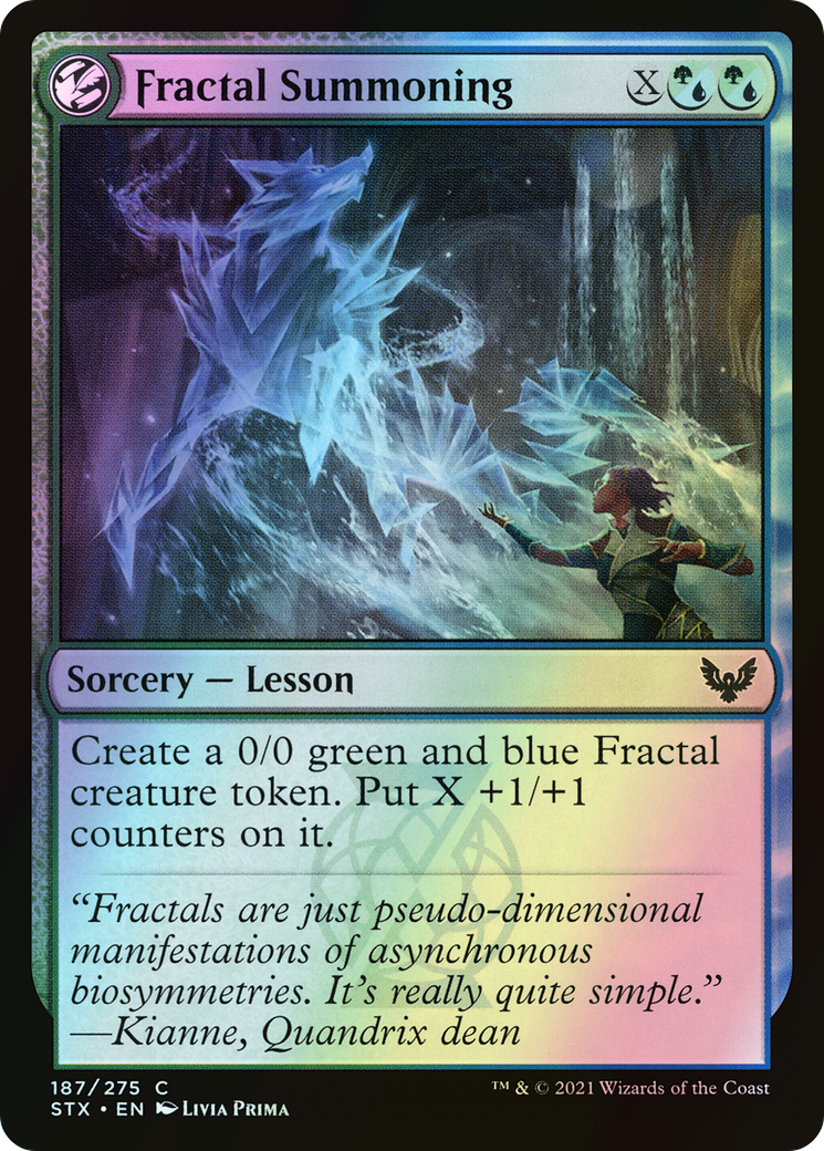 Fractal Summoning (STX) #187 [EN/F]