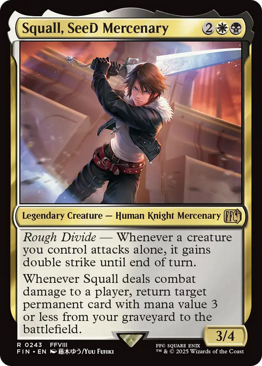 Squall, SeeD Mercenary (FIN) #243 [EN/N]