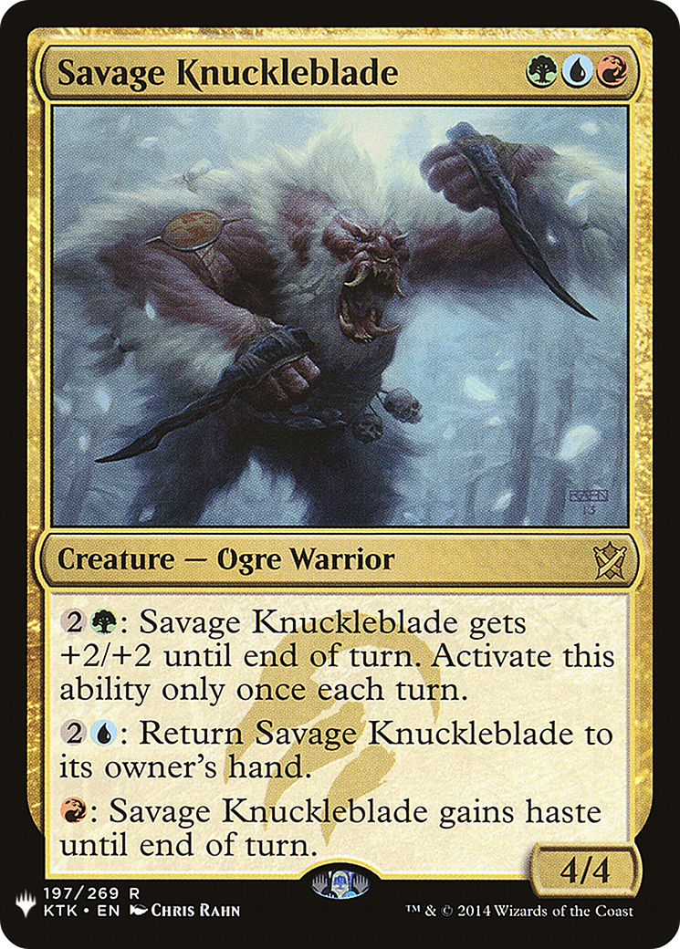 Savage Knuckleblade (PLST) #KTK-197 [EN/N]