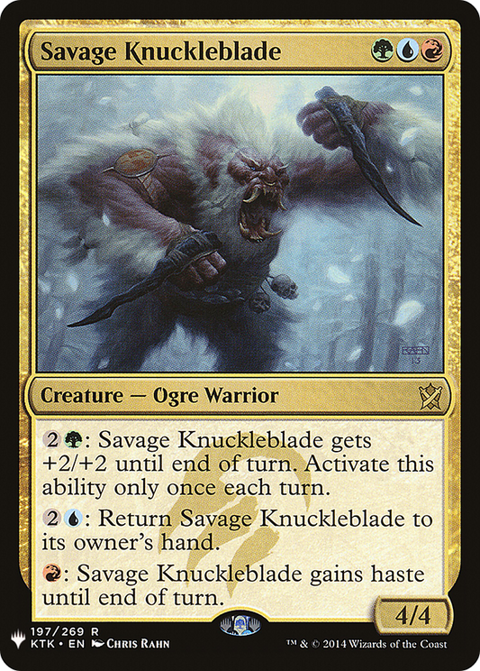 Savage Knuckleblade (PLST) #KTK-197 [EN/N]