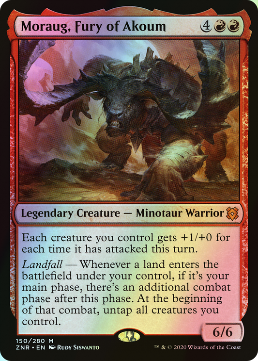 Moraug, Fury of Akoum (ZNR) #150 [EN/F] s/o