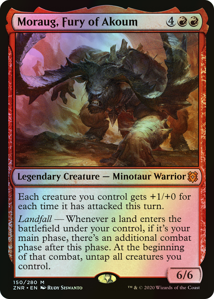 Moraug, Fury of Akoum (ZNR) #150 [EN/F] s/o