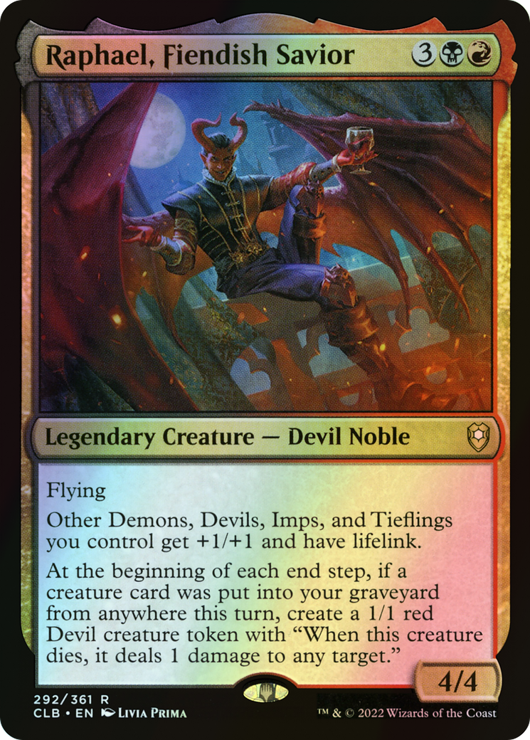 Raphael, Fiendish Savior (CLB) #292 [EN/F] s/o