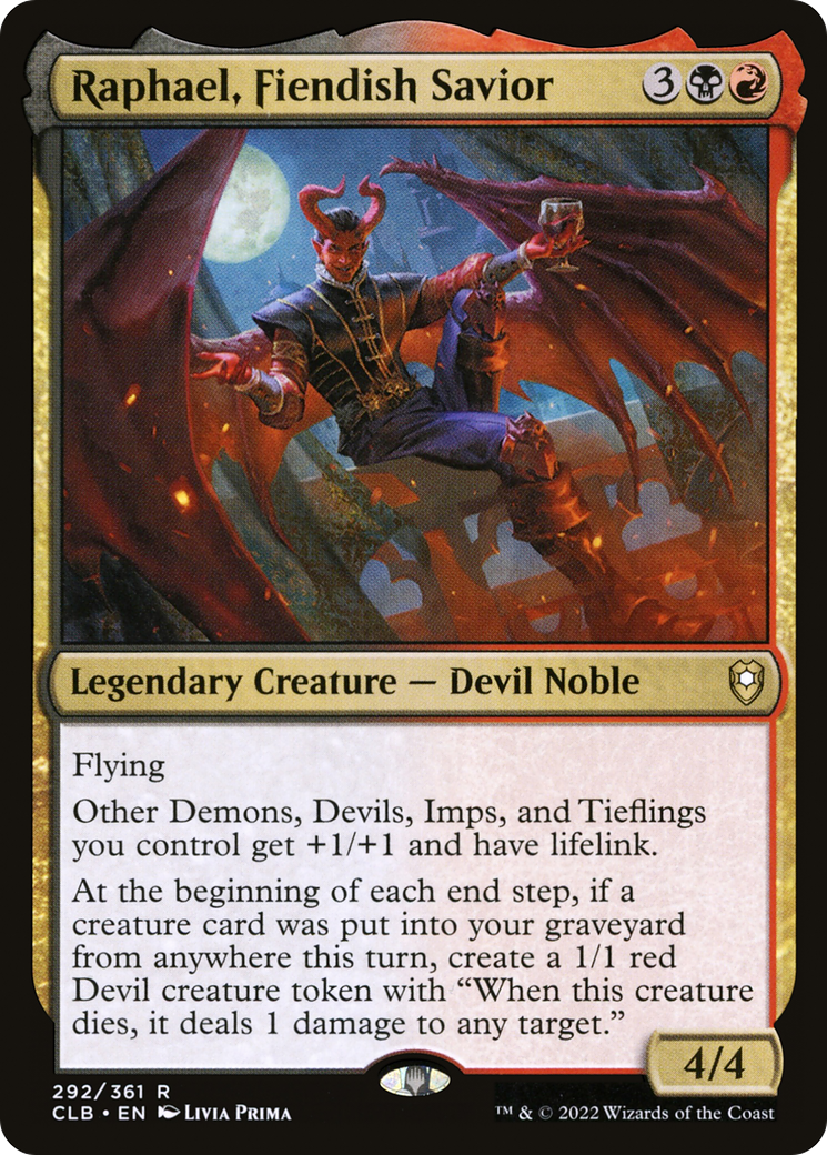 Raphael, Fiendish Savior (CLB) #292 [EN/N]