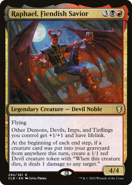 Raphael, Fiendish Savior (CLB) #292 [EN/N]