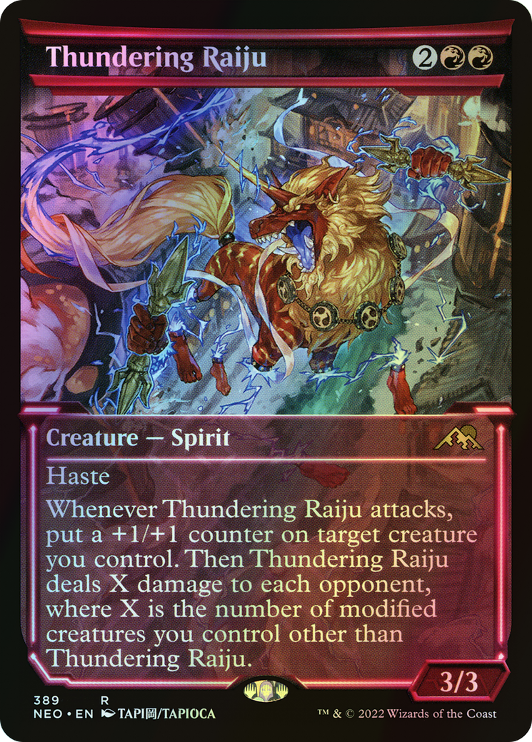 Thundering Raiju (NEO) #389 [EN/F]