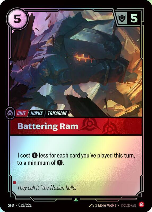 Battering Ram (SFD) #012 [EN/F]