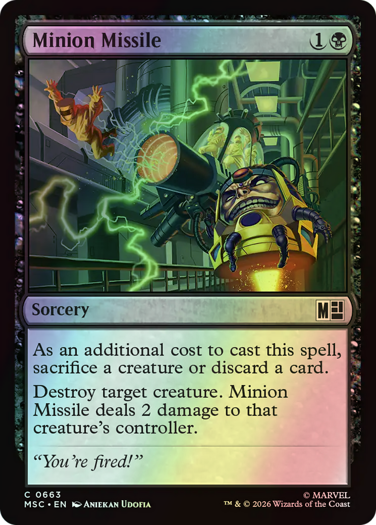 Minion Missile (MSC) #663 [EN/F] s/o