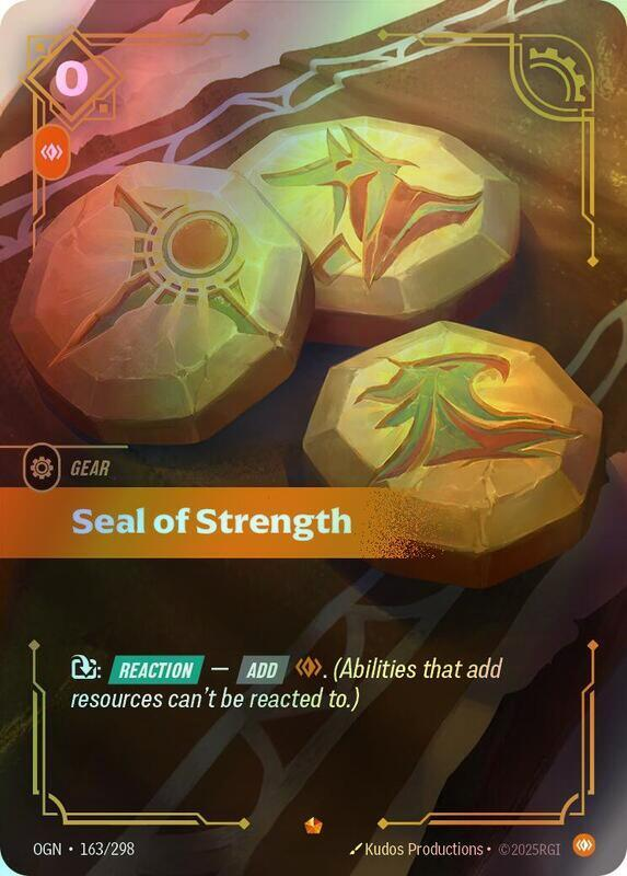 Seal of Strength (OGN) #163 [EN/F]