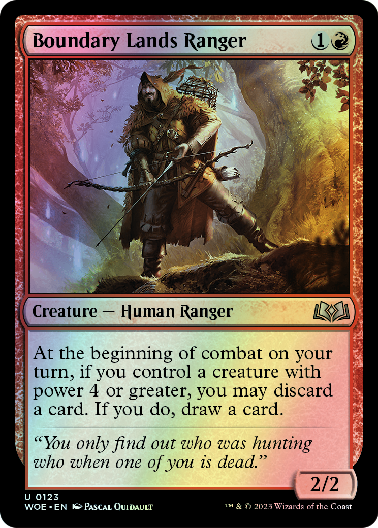 Boundary Lands Ranger (WOE) #123 [EN/F]