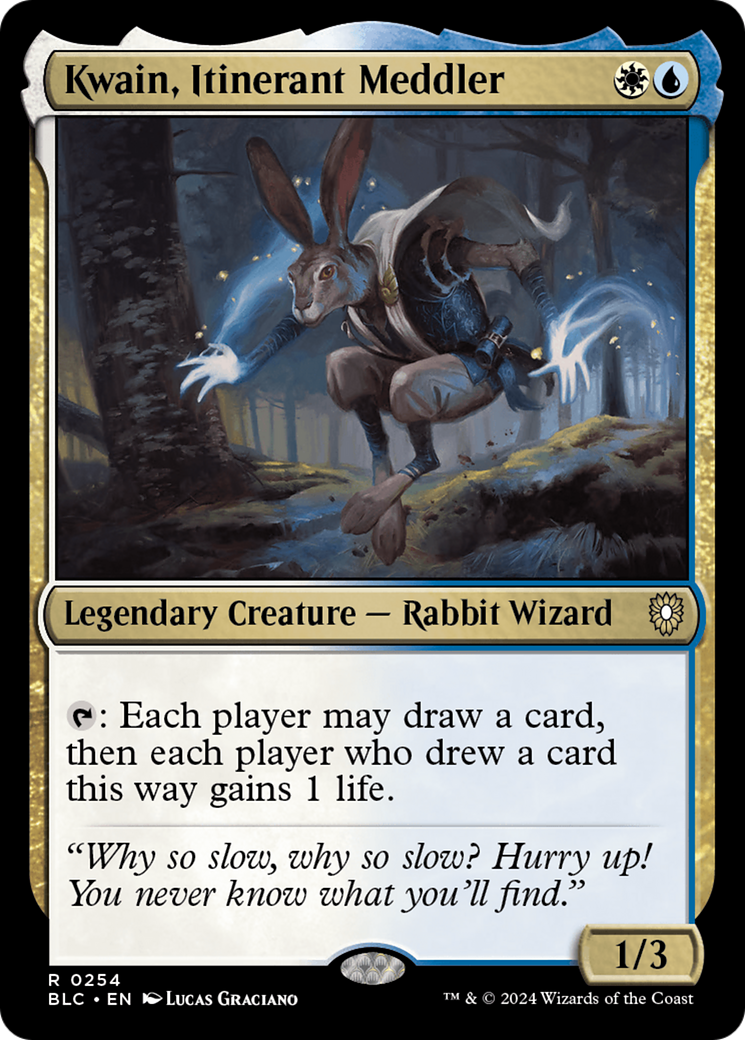 Kwain, Itinerant Meddler (Bloomburrow Commander) #254 [English/Nonfoil ...