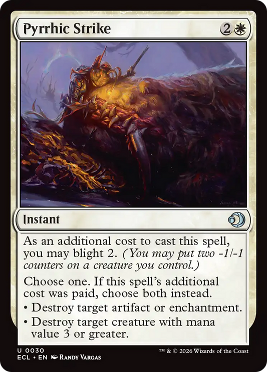 Pyrrhic Strike (ECL) #30 [EN/N] s/o