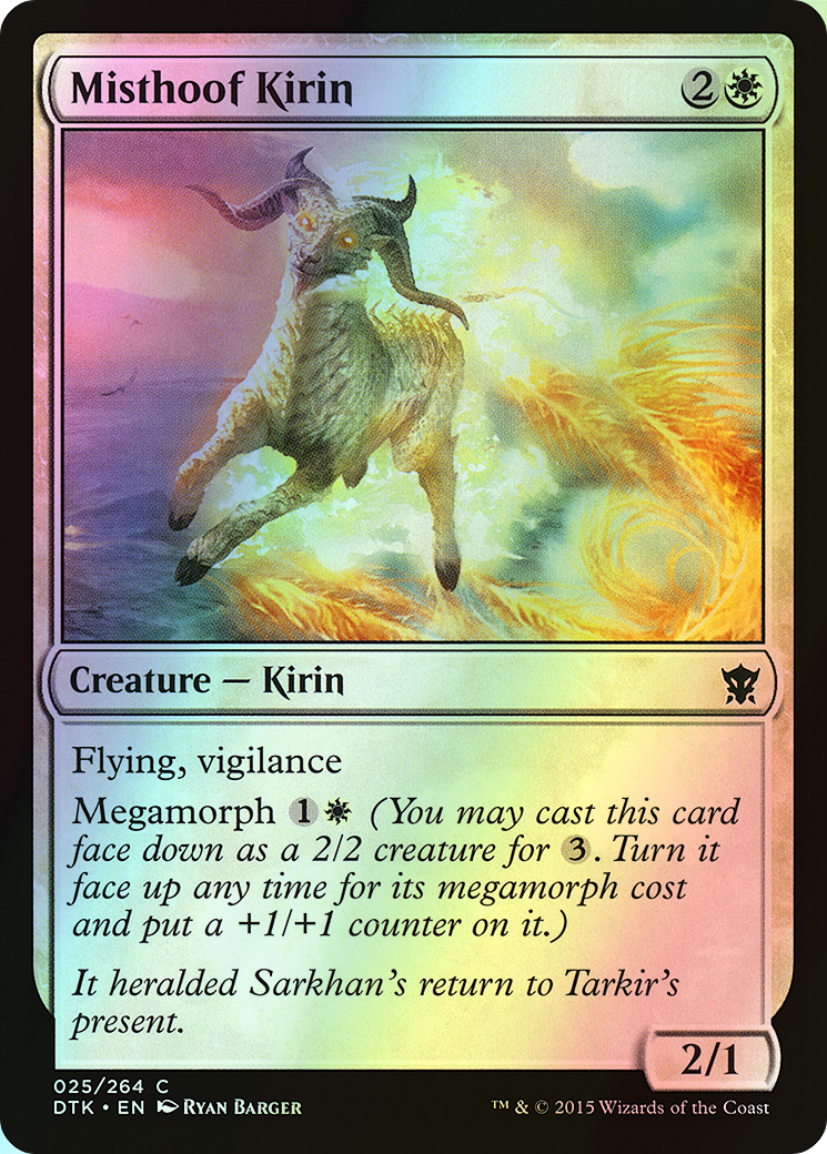 Misthoof Kirin (DTK) #25 [EN/F]