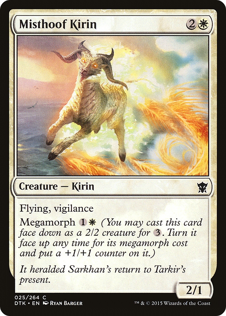 Misthoof Kirin (DTK) #25 [EN/N]