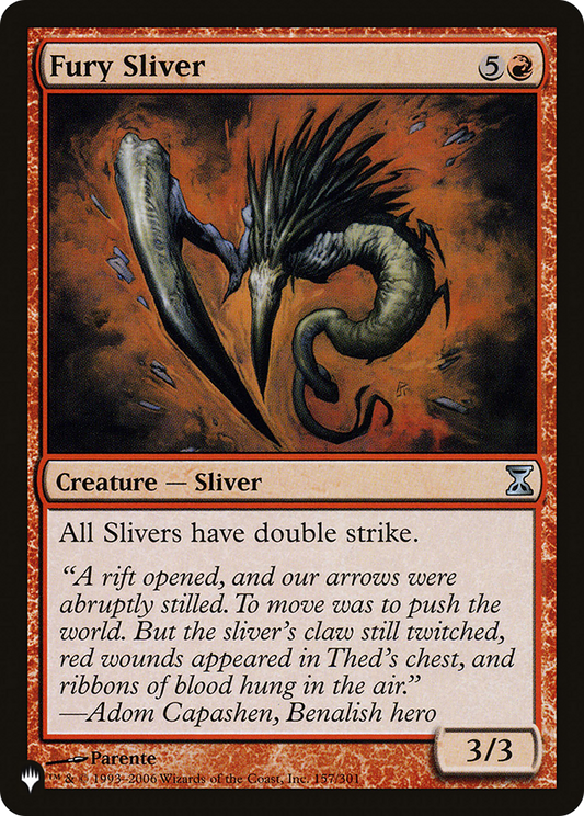 Fury Sliver (PLST) #TSP-157 [EN/N]