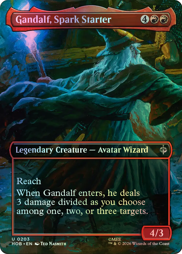 Gandalf, Spark Starter (HOB) #203 [EN/F]