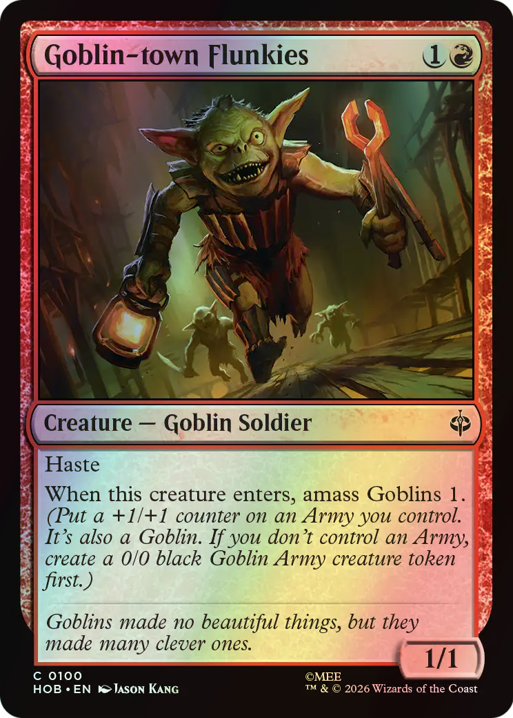 Goblin-town Flunkies (HOB) #100 [EN/F]