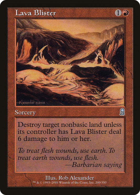 Lava Blister (ODY) #200 [EN/N] s/o