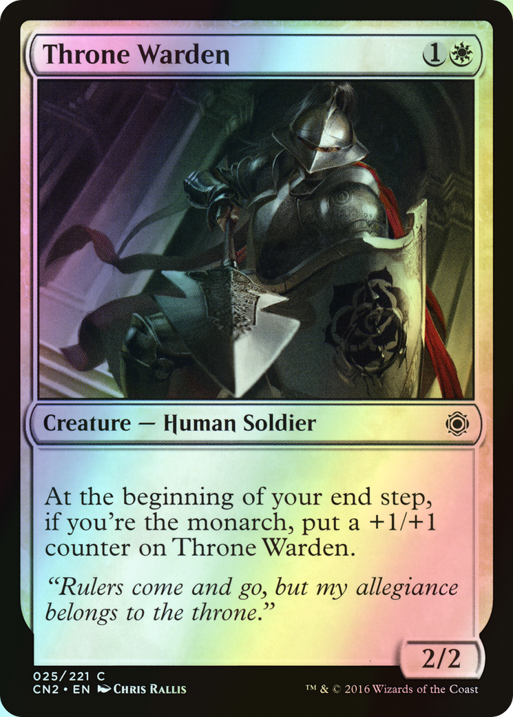 Throne Warden (CN2) #25 [EN/F] s/o