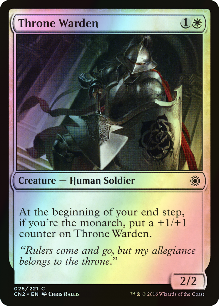 Throne Warden (CN2) #25 [EN/F] s/o