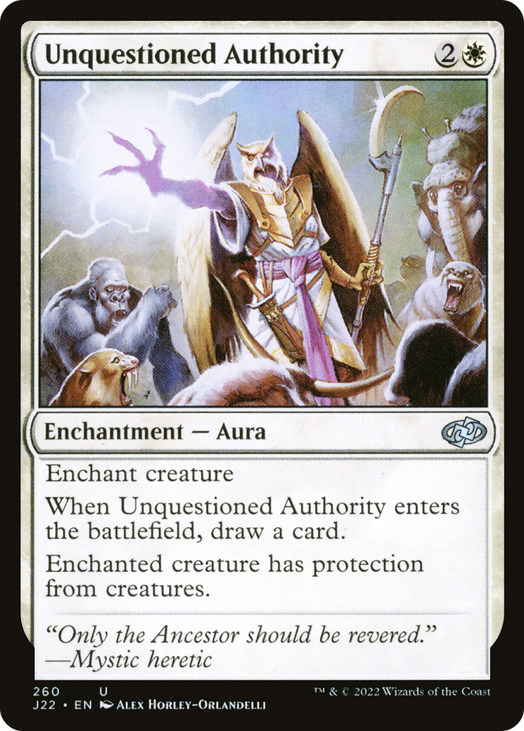 Unquestioned Authority (J22) #260 [EN/N] s/o