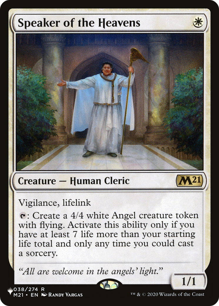 Speaker of the Heavens (PLST) #M21-38 [EN/N]