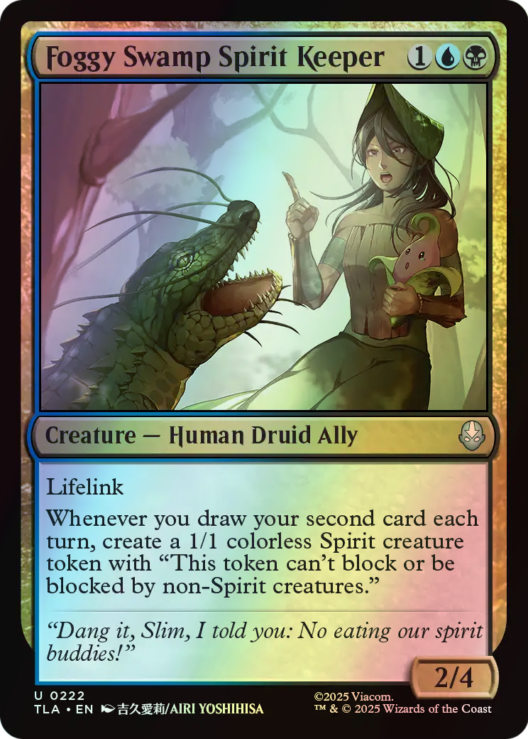 Foggy Swamp Spirit Keeper (TLA) #222 [EN/F] s/o