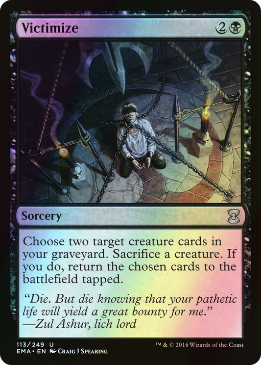 Victimize (EMA) #113 [EN/F] s/o
