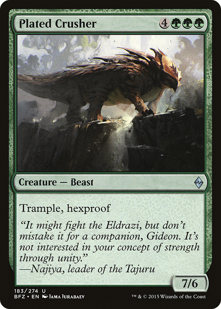 Plated Crusher (BFZ) #183 [EN/N]