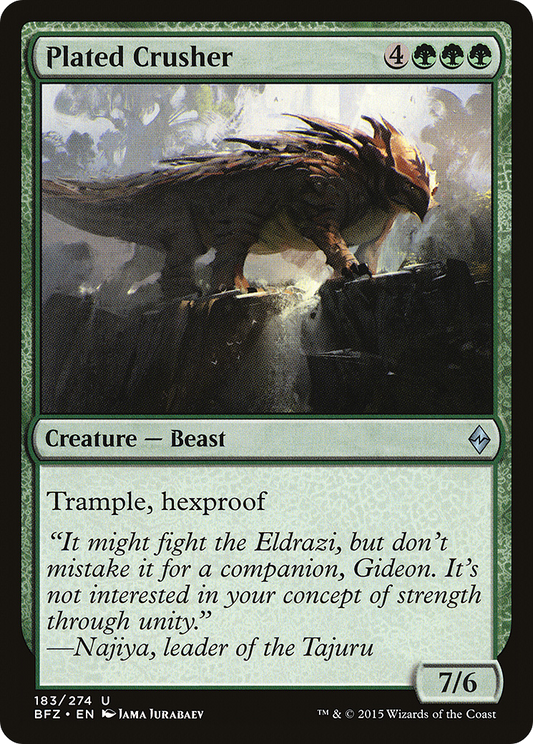 Plated Crusher (BFZ) #183 [EN/N]