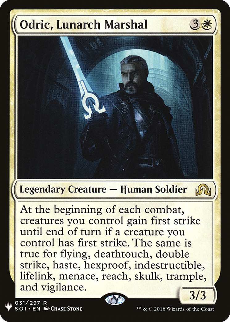 Odric, Lunarch Marshal (PLST) #SOI-31 [EN/N] s/o