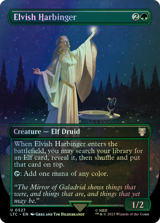 Elvish Harbinger - Silver Foil (LTC) #527 [EN/F] s/o